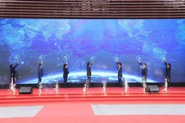 Delegates perform the launch ceremony ritual. (Photo: Photo courtesy of MoET)