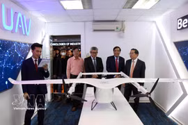 CT Innovation Hub 4.0 showcases various unmanned aerial vehicle (UAV) models (Illustrative photo: VNA)