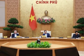 PM Pham Minh Chinh chairs the session (Photo: VNA)
