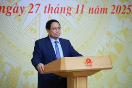 PM Pham Minh Chinh speaks at the 15th meeting of the Central Council for Emulation and Commendation for the 2021-2026 term on November 27, 2025. (Photo: VNA)