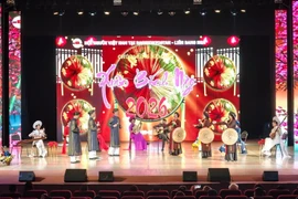 At the Tet celebration of the Vietnamese community in Upha, Russia. (Photo: VNA)