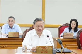 Party General Secretary To Lam addresses the meeting (Photo: VNA)