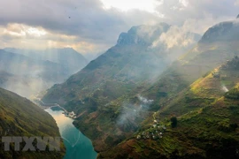 The Dong Van Karst Plateau UNESCO Global Geopark in northern province of Tuyen Quang (Photo: VNA)