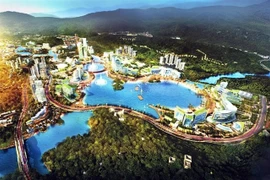 The perspective of the Van Don casino project in Quang Ninh province. (Photo: tuoitre.vn)