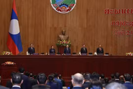Lao National Assembly has approved in-principle a railway project linking Thakhek township in Khammouane province of Laos and the Mu Gia border gate in Vietnam’s Quang Binh province (Photo: kpl.gov.la)