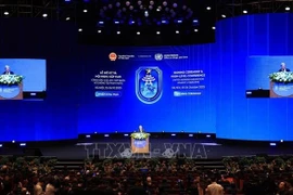 UN Secretary-General António Guterres speaks at the signing ceremony of the Hanoi Conventionin Hanoi on October 27, 2025. (Photo: VNA) 