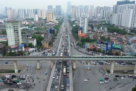 Cat Linh - Ha Dong metro line (Photo: VNA)