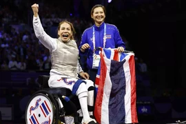 Wheelchair fencing queen Saysunee Jana. (Photo: Reuters)