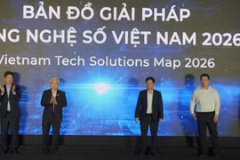 The launch of the Vietnam Tech Solutions Map 2026 in Hanoi on May 28. Technology is considered one of the key solutions for addressing digital content copyright infringement and promoting the development of cultural industries. (Photo: nhandan.vn)