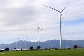 A wind power farm in Ninh Thuan province. (Photo: VNA)