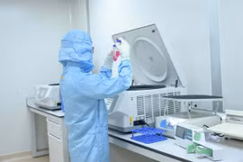 Laboratory at the Vinmec Research Institute of Stem Cell and Gene Technology (Photo courtesy of the Vinmec Research Institute of Stem Cell and Gene Technology)