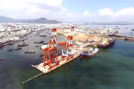 Quy Nhon port in Binh Dinh province. (Photo: VNA)