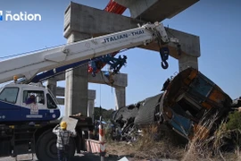 At the accident scene (Photo: nationthailand.com)