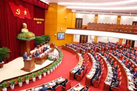 At the opening ceremony of the 13th Party Central Committee’s 12th plenum in Hanoi on July 18. (Photo: VNA)