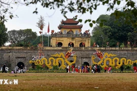 At the Thang Long Imperial Citadel heritage site - the venue of Hanoi's upcoming first world cultural day (Photo: VNA)
