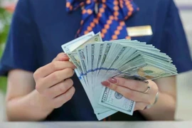 The State Bank of Vietnam sets the daily reference exchange rate for the US dollar at 24,927 VND/USD on May 8. (Photo: VNA)
