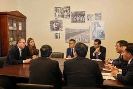 Minister Nguyen Hong Dien hopes to establish practical cooperation mechanisms with the state of Nebraska. (Photo: The Courtesy of MoIT)