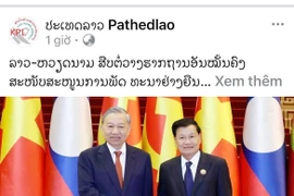 An article on Pathet Lao (Photo: VNA)