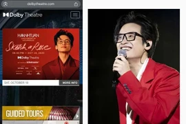 The Dolby Theatre announces Vietnamese singer Ha Anh Tuan's show in October. (Photo: Dolbytheatre.com)