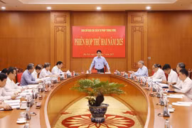 At the Central Steering Committee for Judicial Reform's second session in Hanoi on July 7 (Photo: VNA)