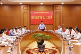 At the Central Steering Committee for Judicial Reform's second session in Hanoi on July 7 (Photo: VNA)