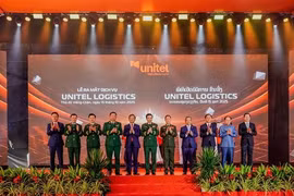 Viettel officialy launches Unitel Logistics in Laos. (Photo: Courtesy of Viettel)