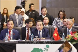 National Assembly Chairman Tran Thanh Man (centre) at the Meeting of the AIPA-46 Executive Committee in Kuala Lumpur, Malaysia, on September 17. (Photo: VNA)