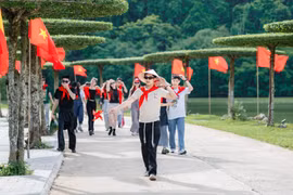 At Thung Nham ecological tourism site in Ninh Binh province. (Photo: VNA)