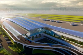 A rendering of the T3 Terminal of Tan Son Nhat Airport in HCM City. (Photo courtesy of the Airports Corporation of Vietnam)