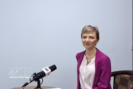 Dr. Julia Roknifard, senior lecturer in international relations at Taylor’s University in Malaysia, in an interview granted to the Vietnam News Agency (Photo: VNA)