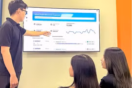 The NDAChain system displays information in real time for transparency. (Illustrative photo: sggp.org.vn)