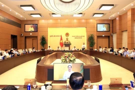 An overview of the NA Standing Committee's 50th session on October 15 (Photo: VNA)