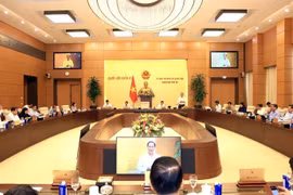 An overview of the NA Standing Committee's 50th session on October 15 (Photo: VNA)