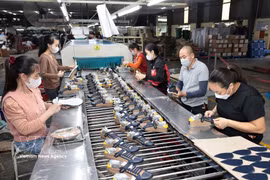 Footwear is among Vietnam's key foreign currency earners. (Photo: VNA)