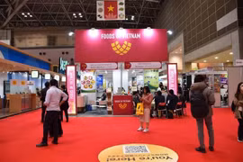 Vietnamese booth at Foodex Japan 2025. (Photo: VNA)