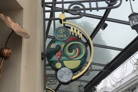 Outside the headquarters of the Hanoi Stock Exchange (HNX) in Hanoi. (Photo: VNA)