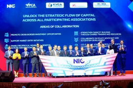 The Vietnam Innovation and Private Capital Summit 2025 takes place on April 22. (Photo: VNA)
