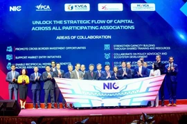 The Vietnam Innovation and Private Capital Summit 2025 takes place on April 22. (Photo: VNA)
