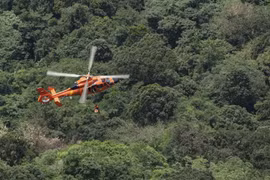 Helicopter carrying eight reported missing in Indonesia