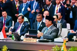 President Prabowo Subianto at the plenary session of the 46th ASEAN Summit in Kuala Lumpur, Malaysia, on May 26. (Photo: ANTARA/HO-Press Bureau of the Presidential Secretariat)