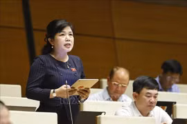 Deputy Nguyen Thi Thu Ha from Quang Ninh province. (Photo: VNA)