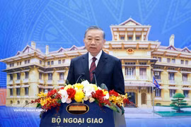 Party General Secretary and State President To Lam delivers a keynote address at the 33rd Diplomatic Conference on August 1, 2026. Photo: VNA
