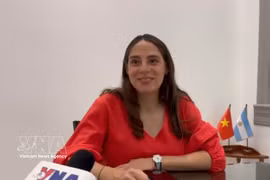 Dr. Nadia Radulovich, an international relations expert and lecturer at the Faculty of Oriental Studies of the under the University of Salvador (USAL) (Photo: VNA)