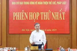 Party General Secretary To Lam addresses the meeting. (Photo: VNA)