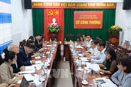 An overview of the working session (Photo: VNA)