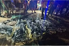 Eight people were killed and 15 others injured after a mini dump truck fell off a cliff in Sultan Kudarat province, south of the Philippines, on August 6. (Photo: Xinhua)