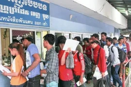 Cambodia - Thailand border gate area. (Photo: Khmer Times)