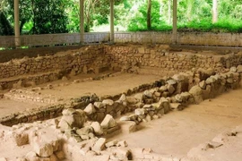 An excavation site of the Oc Eo - Ba The special national relic site in An Giang province (Photo: VNA)