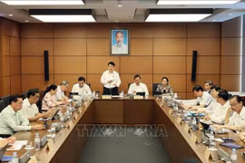 State President Luong Cuong speaks at a group discussion as part of the 9th session of the 15th National Assembly (NA) on May 8, 2025. (Photo: VNA)
