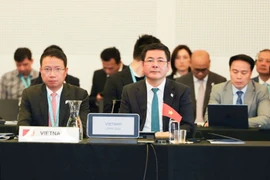 Minister Nguyen Hong Dien attends the 9th CPTPP Commission ministerial meeting. (Photo: moit.gov.vn)